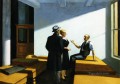 conferencia en la noche Edward Hopper